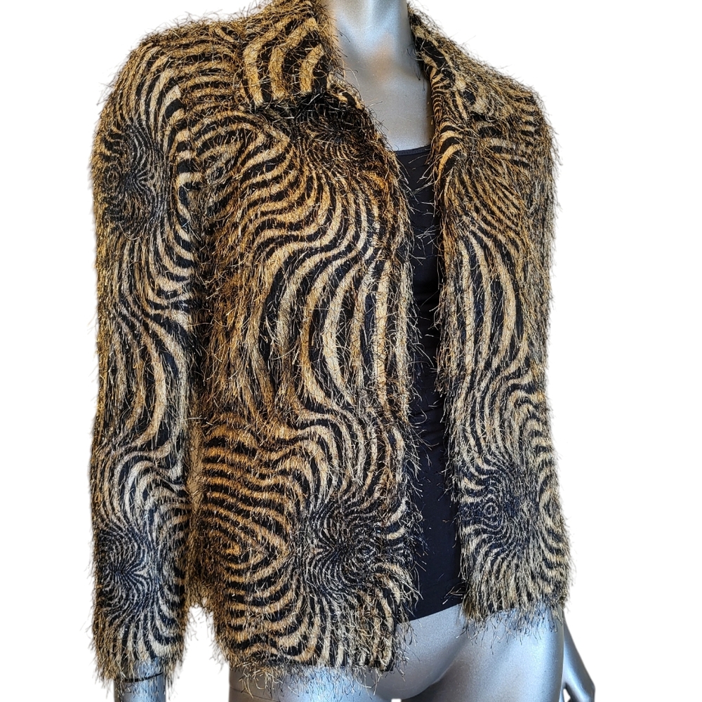 FINAL PRICE DROP 57. Joseph Ribkoff Lightweight Open Animal Print Jacket - SZ 8